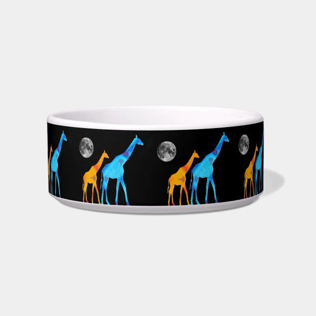 Tigela para Pet Girafa (Frente)