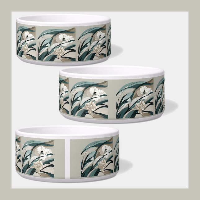 Tigela para Pet Jeweled Buds (Jeweled Buds Pet Bowl
)
