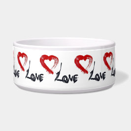 Tigela para Pet Love Hearts