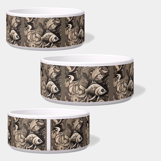 Tigela para Pet Sirona Odds Fish (Odds Fish Sirona Pet Bowl)