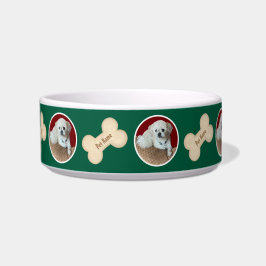 Tigela para Pet Verde com Osso e Malshi