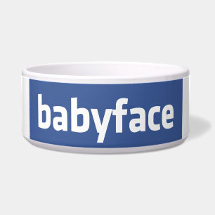 Tigela paródia de rede social engraçada da babyface