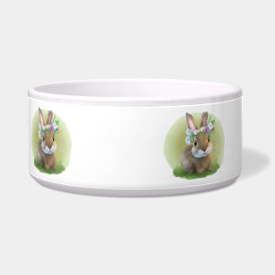 Tigela Páscoa bonita Bunnypara um humor positivo