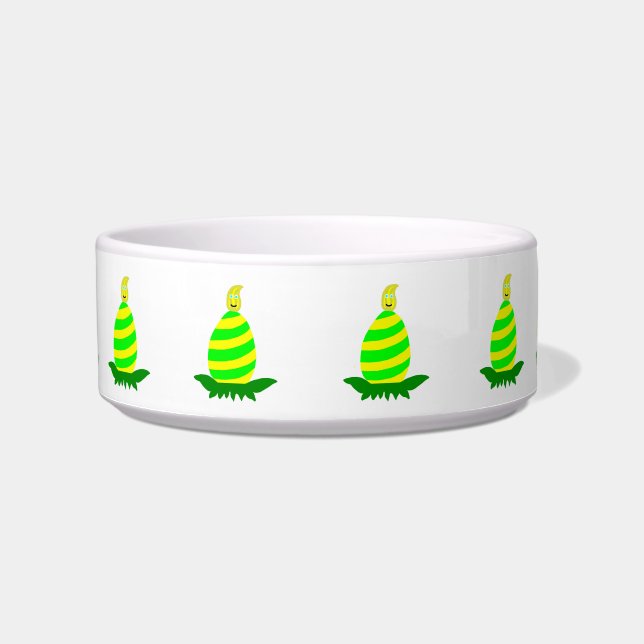 Tigela Páscoa Deseja Pet Bowl Cerâmica (Frente)