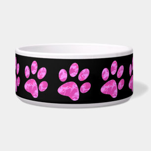 Tigela Pata de Camuflagem Rosa
