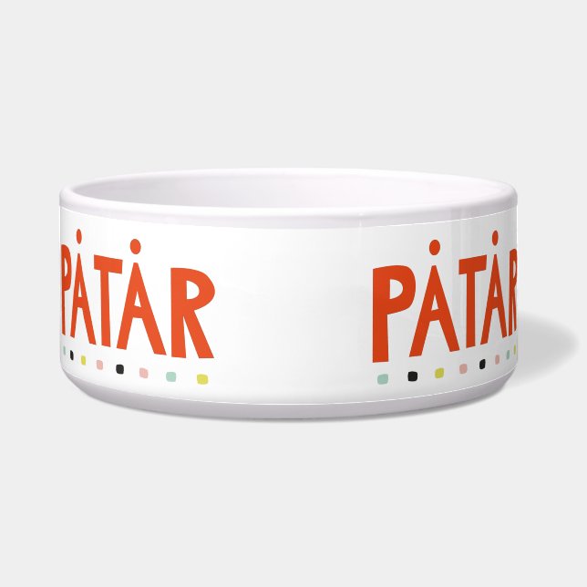 Tigela Påtår cerâmica Pet Bowl (Frente)