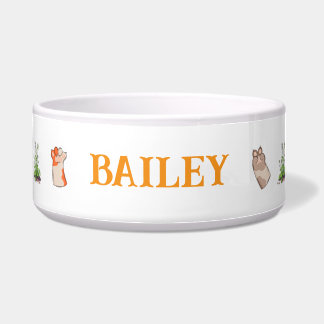 Tigela Patas Cerâmicas Pet Bowl