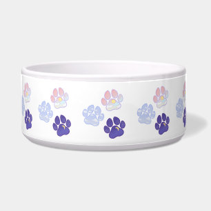 Tigela Patas de Cachorro Coloridas
