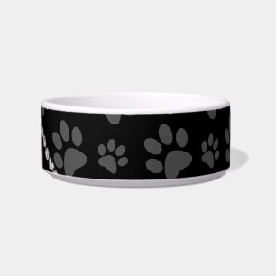 Tigela Patas roxas conhecidas personalizadas do preto do