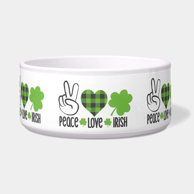Tigela Peace Love Irish-60682 (Frente)