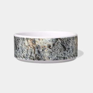 Tigela Pedra Porosa Padrão inclinado Pet Bowl
