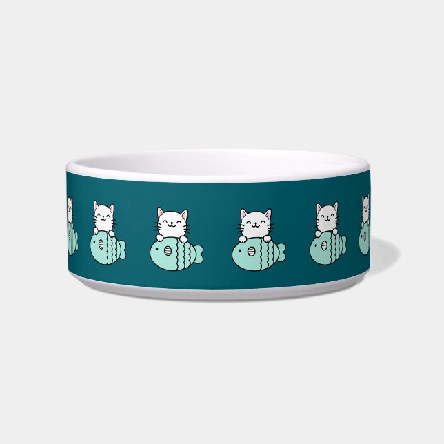 Tigela Peixinho! Gato (Direita)