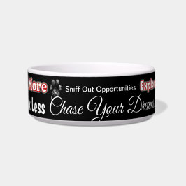 Tigela Pensa em PAWsitive Dog Bowl