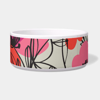 Tigela Peony Floral Vintage Sem Olhos Padrão.