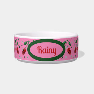 Tigela personalizada Cherry Skulls