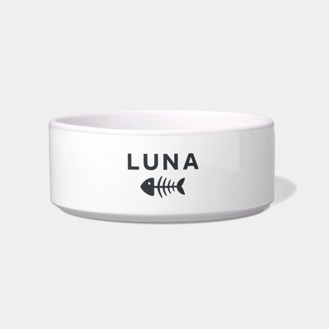 Tigela Personalizada Moderna para Animais de Estim (Frente)