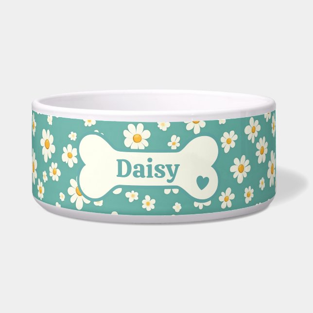 Tigela Personalizada para Cachorro Daisy – Tigela  (Frente)