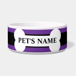 Tigela Personalizada Para Pet Com Design De Osso