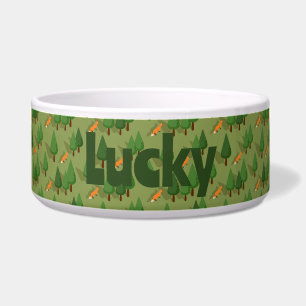 Tigela Personalizada para Pet Raposa da Floresta