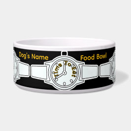 Tigela Personalizar Nome do Cachorro Hora de Comer Comida