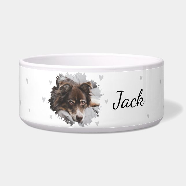 Tigela Personalized Dog Photo (Frente)