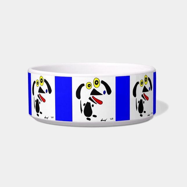 Tigela Pet Bowl - abstrato (Frente)