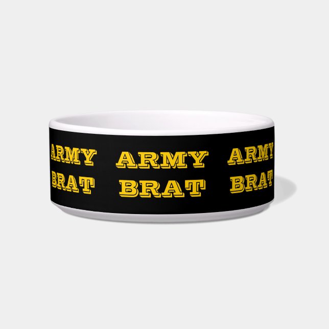 Tigela Pet Bowl Army Brat (Frente)