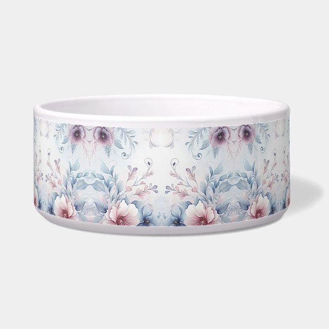 Tigela Pet Bowl - Azul Cor-de-água, Cor-de-rosa (Frente)