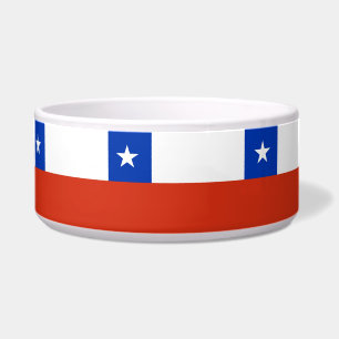Tigela Pet Bowl, Bandeira do Chile