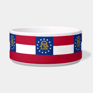 Tigela Pet Bowl, Bandeira do Estado da Geórgia