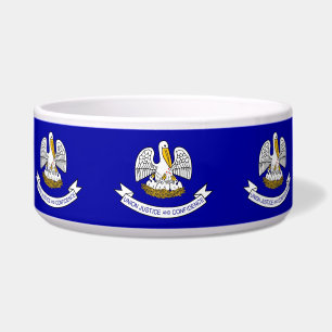 Tigela Pet Bowl, Bandeira do Estado da Louisiana