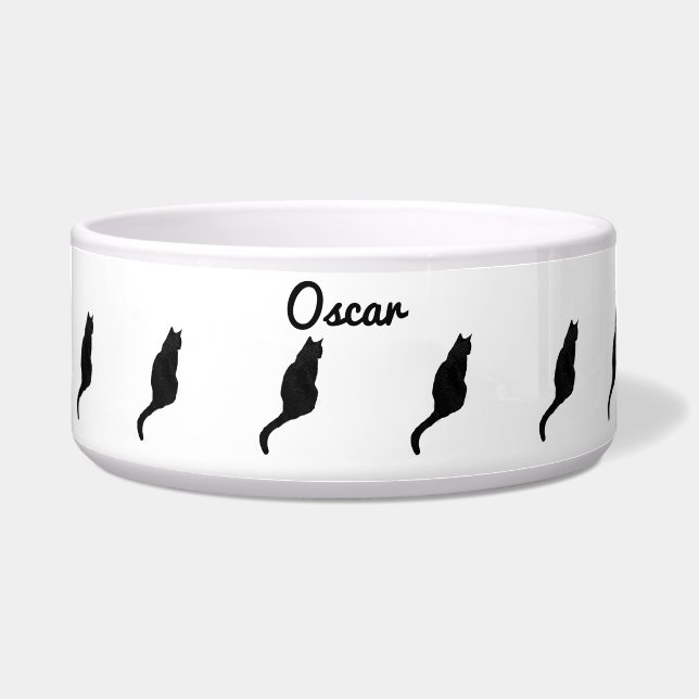 Tigela Pet Bowl Black cat (Frente)