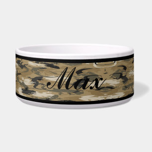 Tigela Pet Bowl - Camuflagem de Répteis Castanhos Persona