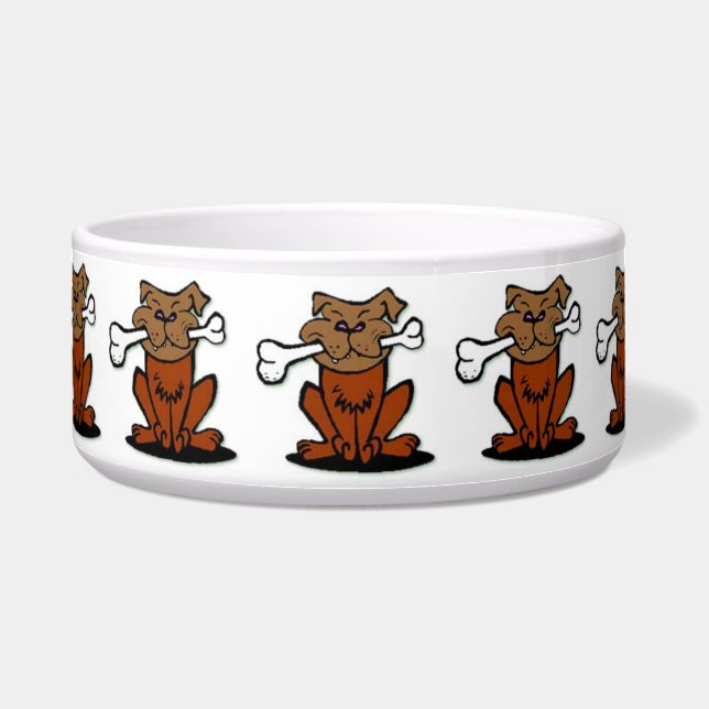 Tigela Pet Bowl/Cão com Osso (Frente)
