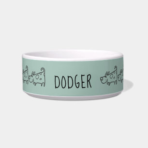 Tigela Pet Bowl - Cão de Cartoon Personalizado