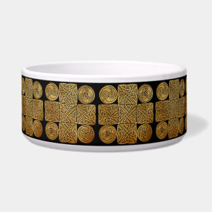 Tigela Pet Bowl Céltica Cruzada Cerâmica
