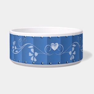 Tigela Pet Bowl, Cerâmica Corante Azul