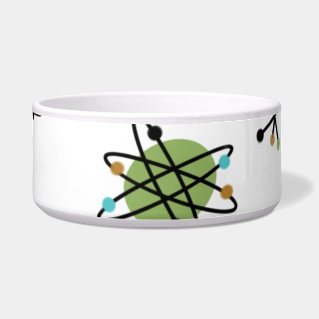 Tigela Pet Bowl Cerâmica do Século médio (Frente)