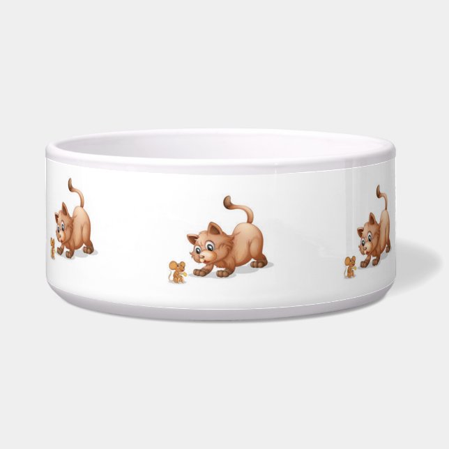 Tigela Pet Bowl/Chase do Rato (Frente)