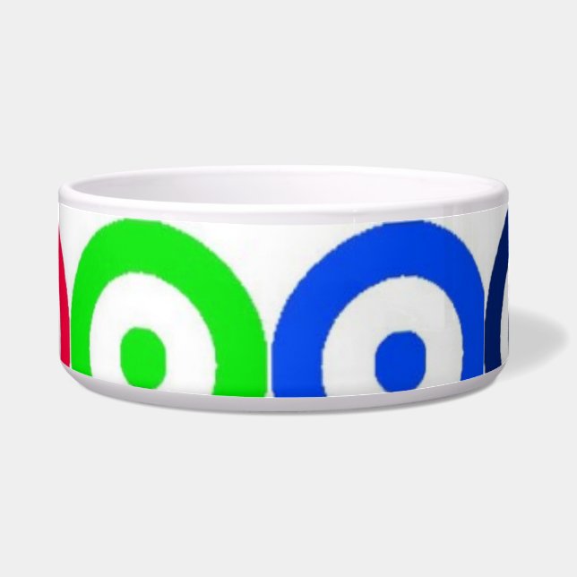Tigela Pet Bowl Círculos (Frente)