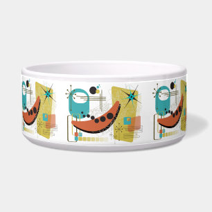 Tigela Pet Bowl Clássica Retro Redux Cerâmica