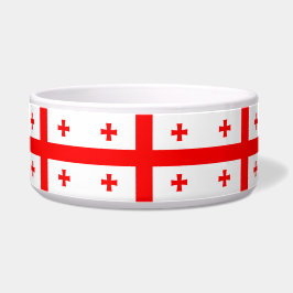 Tigela Pet Bowl com bandeira da Geórgia