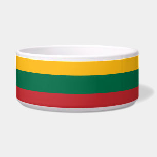 Tigela Pet Bowl com bandeira da Lituânia