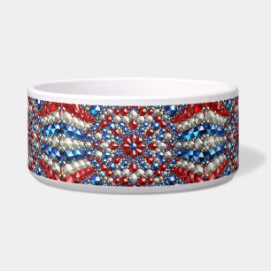 Tigela Pet Bowl com cores holandesas Design abstrato