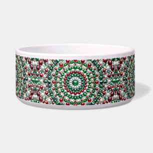 Tigela Pet Bowl com design abstrato de cores italianas