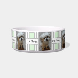 Tigela Pet Bowl Com Malshi Puppy E Texto