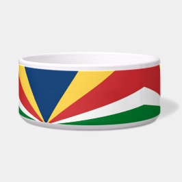 Tigela Pet Bowl com o design abstrato das cores das Seych