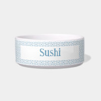 Pet Bowl, Cute Lt. Blue Modern