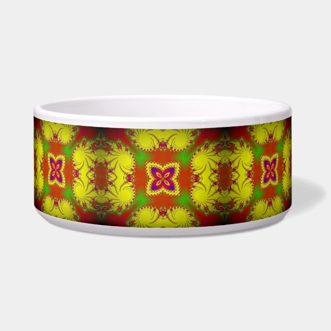 Tigela Pet Bowl da Borboleta Digital (Frente)