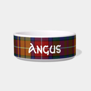 Tigela Pet Bowl da Xadrez Tartan Personalizada